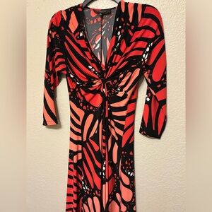 Stunning Nine West monarch butterfly dress size 6